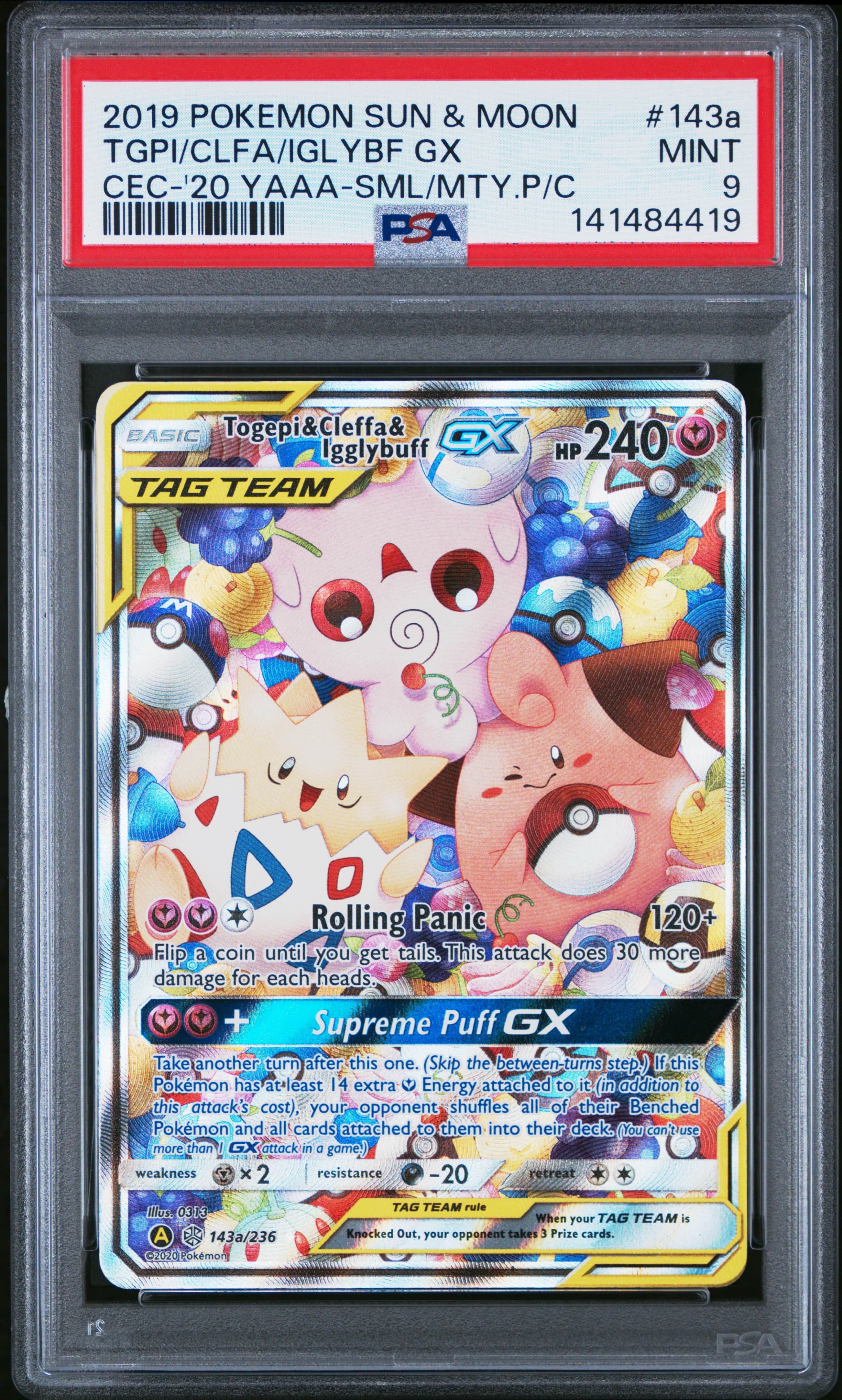 2019 #143a Togepi & Cleffa & Igg